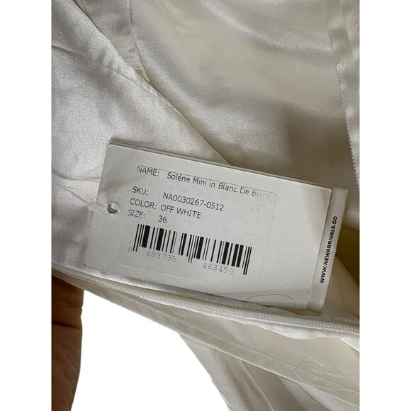 The New Arrivals Solene Cape Mini Dress Strapless Elegant Bridal Wedding XS/S - Picture 10 of 11